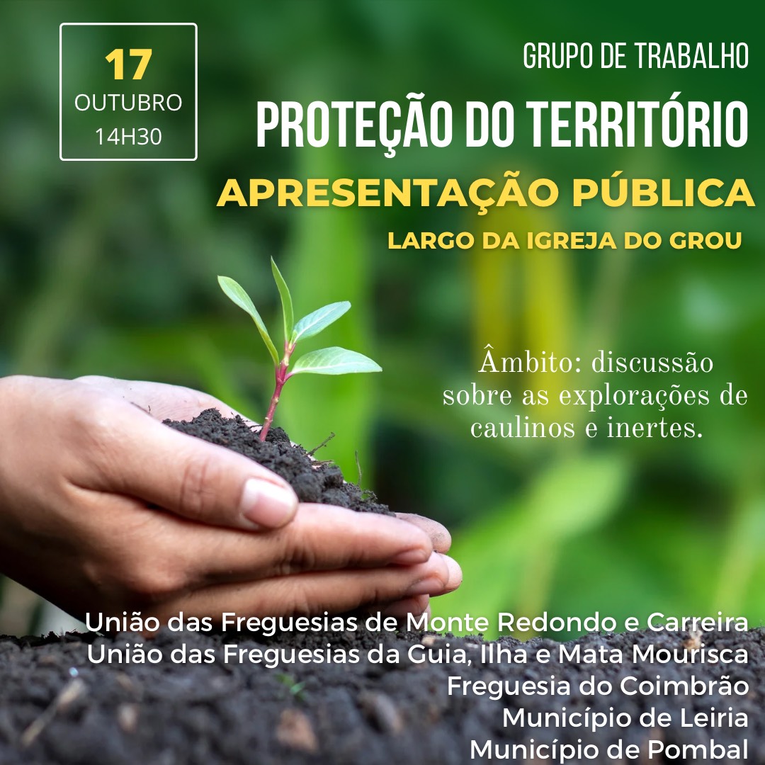 Imagem Apresentação publica do grupo de trabalho "Proteção do Território"