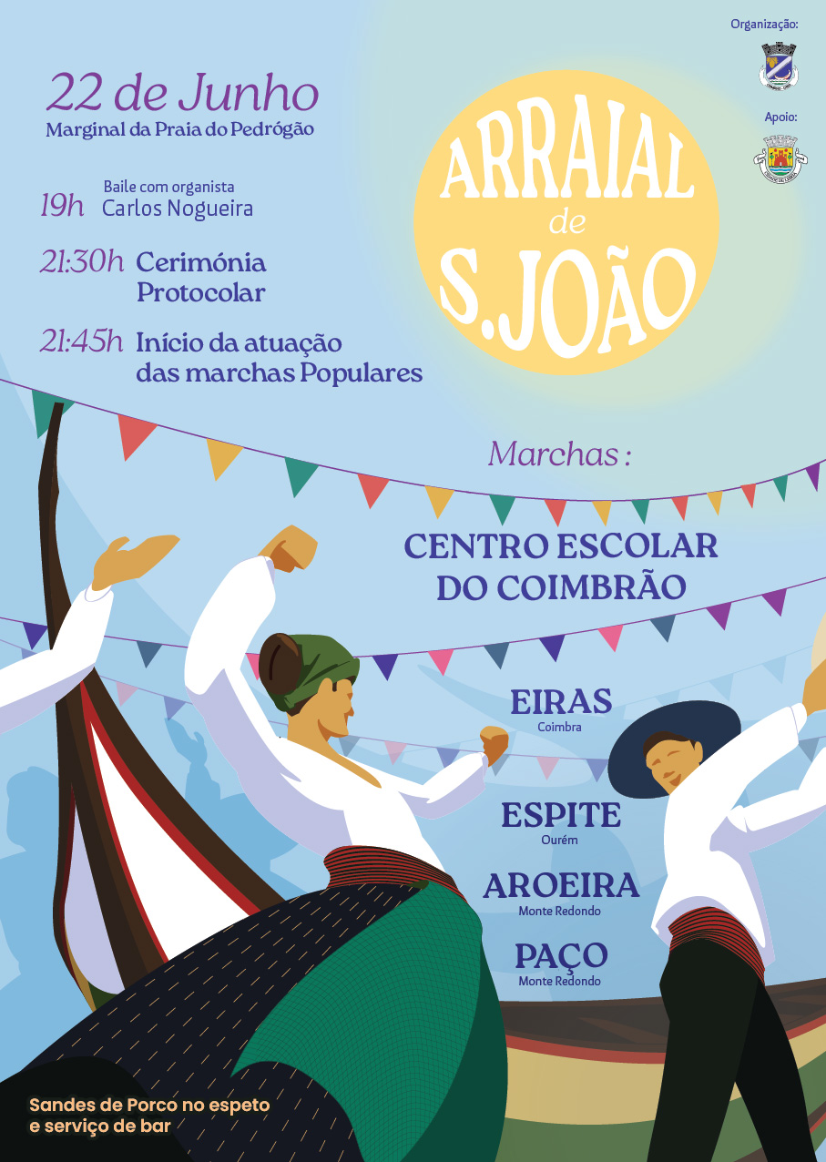 Imagem Arraial de São João - 22 de Junho - Marginal da Praia de Pedrógão
