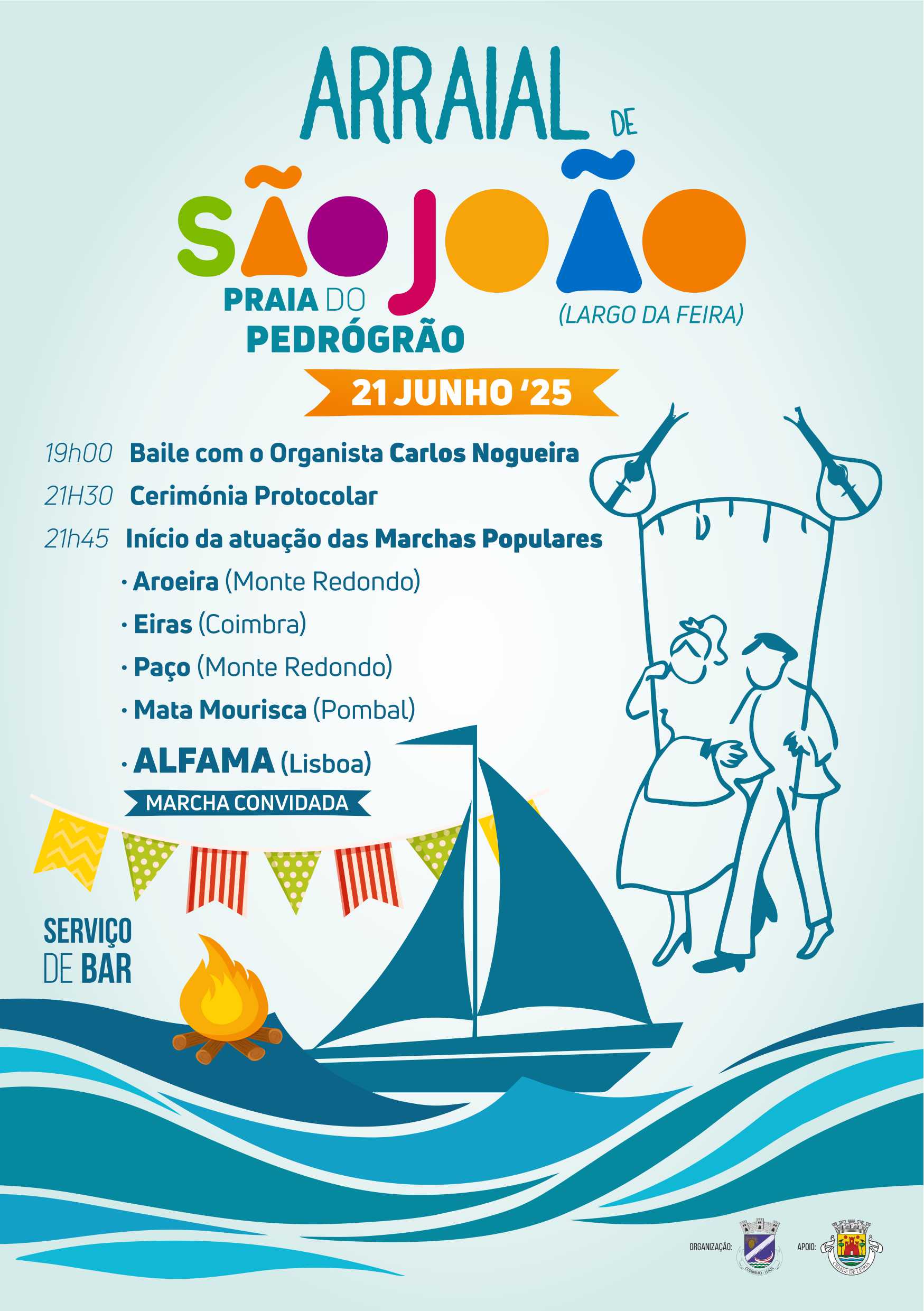 Imagem Arraial de São João Praia do Pedrógão